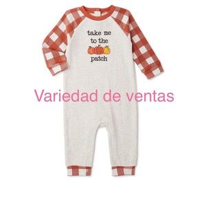 Fall Baby Boys Long Sleeve Romper, Sizes 0M - 24M